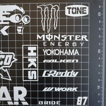 色選択可 1/10ラジコン ラジドリボディ用 カッティング ステッカー 7H+7J TMAR LINK YD-2 RDX MC1 GALM_画像5