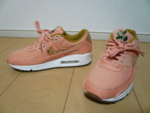 未使用! ナイキ NIKE W AIR MAX 90 SE APRICOT AGATE ローカットスニーカー DD0384-800 24.0cm_画像1