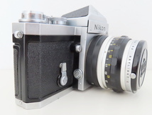 Nikon ニコン F アイレベル 初期形 富士山マーク NIKKOR-S Auto 1:2 f＝5cm ニコンメーターⅢ/3 露出計 現状品_画像4