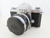 Nikon ニコン F アイレベル 初期形 富士山マーク NIKKOR-S Auto 1:2 f＝5cm ニコンメーターⅢ/3 露出計 現状品_画像2