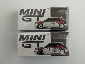 【未開封】MINI GT 1/64 ランチアデルタ HF インテグラーレ 2個セット