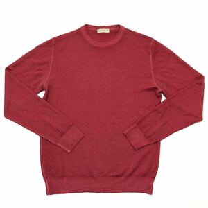 【エトロ】本物 ETRO ニット トップス セーター 長袖Tシャツ サイズM ウール100% 男性用 メンズ イタリア製