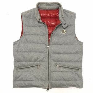 【モンクレール】本物 MONCLER ダウンベスト ジェラール GERARD トップス サイズ2 コットン×ナイロン ダウン×フェザー 男性用 メンズ