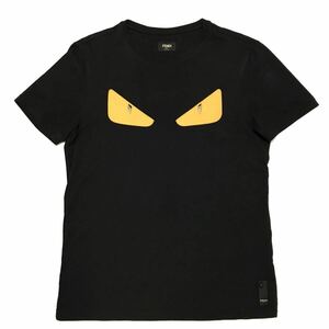 【フェンディ】本物 FENDI 半袖Tシャツ モンスター バグズアイ トップス サイズ48 コットン100％ 男性用 メンズ イタリア製