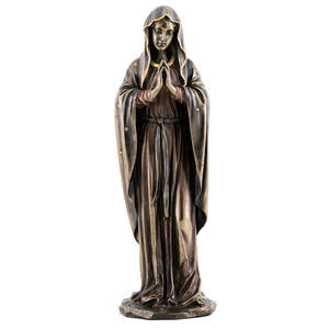 即納 聖母マリア像 ブロンズ像調彫像置物雑貨キリスト教美術天使マリア像イエス西洋彫刻洋風オブジェ宗教美術銅像マリアインテリア置物教会