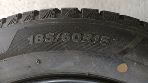 2021年製BLIZZAK VRX3 185/60R15