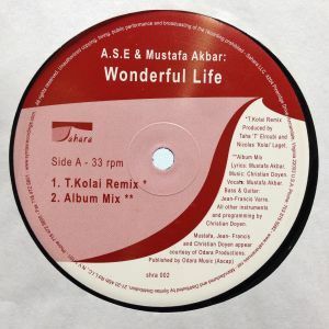 12inchレコード A.S.E & MUSTAFA AKBAR / WONDERFUL LIFE
