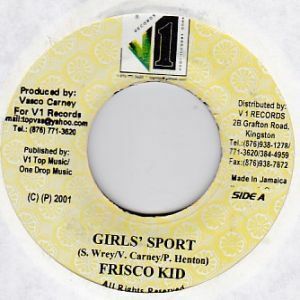 Epレコード　FRISCO KID / GIRLS' SPORT (DOT COM)