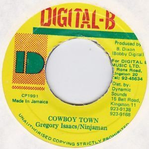 Epレコード　GREGORY ISAACS & NINJA MAN / COWBOY TOWN (HEAVENLESS)