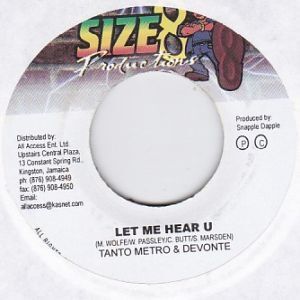 Epレコード　TANTO METRO & DEVONTE / LET ME HEAR U (MUTTON SNAPPA)