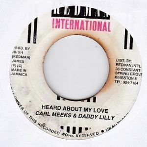 Epレコード　CARL MEEKS & DADDY LILLY / HEARD ABOUT MY LOVE (ROUGHER YET)