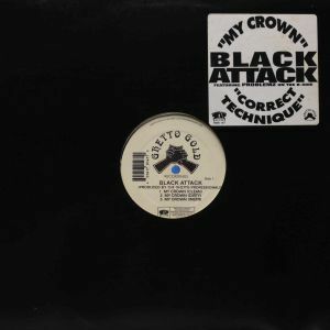 12inchレコード　BLACK ATTACK / MY CROWN