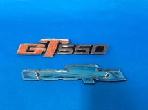 *新品ネコポス 訳あり品　GT550 サイドカバー エンブレム 2個セット (SC-E-GT550-2)_画像2