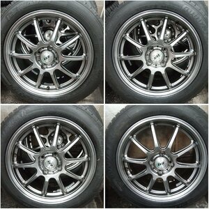 ★中古品★GOODYEAR ICENAVI 7 175/60R16 スタッドレスホイールセット16×6J+43 100-4H 【他商品と同梱歓迎】