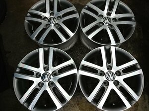 ★中古品★VW フォルクスワーゲン ゴルフ6 純正ホイール 16インチアルミ 16×6.5J +50 112-5H【他商品と同梱歓迎】