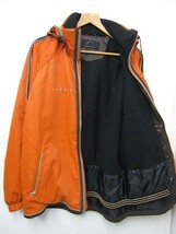 ボグナー BOGNER 中綿ジャケット スノーボードウェア スキーウェア フーディー 裏フリース ロゴ オレンジ メンズLサイズ■L27214AWS24-80-3_画像7