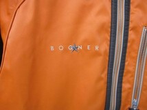 ボグナー BOGNER 中綿ジャケット スノーボードウェア スキーウェア フーディー 裏フリース ロゴ オレンジ メンズLサイズ■L27214AWS24-80-3_画像5