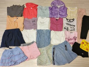 女の子 福袋 150 セット まてめて 大量 長袖 ワンピース ジャンパー 防寒 メゾピアノ ギャップ ユニクロ カーディガン 白 半袖 パーカー