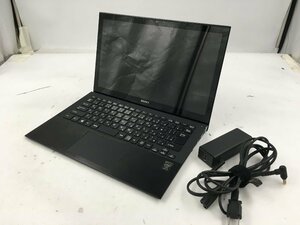 ♪▲【SONY ソニー】ノートPC/Core i5 4200U(第4世代)/SSD 128GB SVP13219DJB Blanccoにて消去済み 1110 N 22