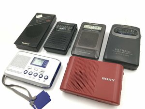 ♪▲【SONY 他 ソニー】FM/AMステレオレシーバー ６点セット ICF-51 まとめ売り 1114 10