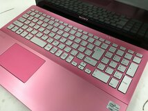 ♪▲【SONY ソニー】ノートPC/Core i5 3337U(第3世代)/SSHD 1TB SVF15AC1CN Blanccoにて消去済み 1114 N 22_画像2