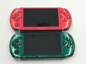 ♪▲【SONY ソニー】PSP PlayStation Portable 2点セット PSP-3000 まとめ売り 1120 7