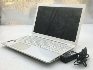 ♪▲【TOSHIBA 東芝】ノートPC/Core i3 4005U(第4世代)/HDD 750GB dynabook T554/45KW Blanccoにて消去済み 1121 N 22