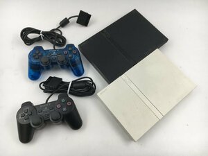 ♪▲【SONY ソニー】PS2 PlayStation2 本体薄型/コントローラー 4点セット SCPH-70000 他 まとめ売り 1128 2