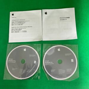 (E086) 13-inch MacBook pro用 Mac OS X Install DVD 10.6.3 Applications Apple