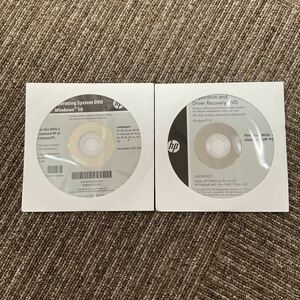 HP Operating system DVD windows 10 & application and Driver Recovery DVD 未使用品