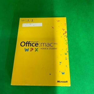 (E031) Microsoft Office for Mac Home and Student 2011 ファミリーパック 3台 【Macintosh】