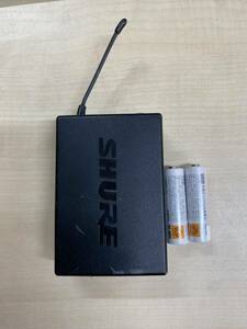 A2451) SHURE　ワイヤレス送信機SVX1 通電ジャンク