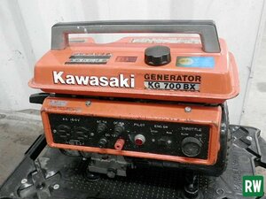 発電機 カワサキ KG700BX ガソリン 業務用 工具 ジャンク扱い プラグ付き [4]