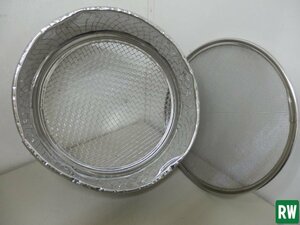  one touch .... net 2 sheets attaching . wistaria commercial firm silver Arrow stainless steel screen strainer business use store for kitchen use goods cookware [2]