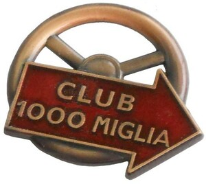 CLUB 1000 MIGLIA ミッレミリア エナメル ピンバッチ ピンバッジ