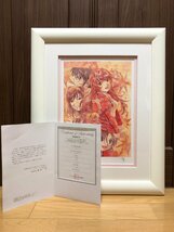 最終値下げ！ ■サクラ大戦 松原秀典『秋 ～Sweet Autumn～』リトグラフ 版画 限定150部 直筆サイン 保証書付 未使用展示品■生産終了品 _画像6