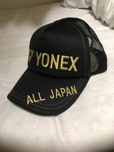 限定　超限定品　 最新　オールジャパン　ALL JAPAN　YONEX　ヨネックス　限定キャップ 　2023夏　ブラック　　大会会場限定　ラスト1個