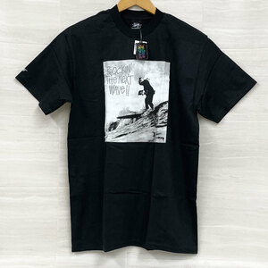 【SA351】未使用・タグ付き　STUSSY S.F.　presents imaginary　コラボ Tシャツ　半袖　黒　メンズ M　長期保管品 