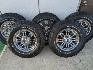 美品 背面用 5本セット クローム メッキ Balano JL JK ラングラー 17インチ BF グッドリッチ ALLTERRAIN KO2 265/70R17