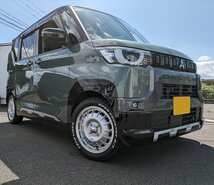 ハスラー デリカミニ スペーシアギア ウェイク TOYO OPENCOUNTRY RT 165/60R15 165/65R15 15インチ タイヤホイールセット ホワイトレター_画像3