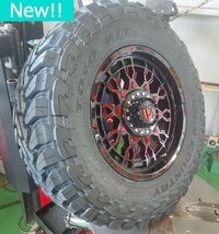 新品!JL JK ラングラー LEXXEL トーヨー オープンカントリー MT 35x12.50R17 37x13.50R17 タイヤホイール 17インチ_画像3