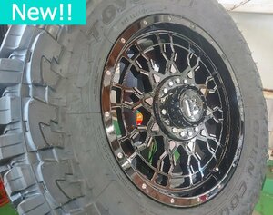 新品!!ハイラックス プラド FJ H3 LEXXEL トーヨー オープンカントリー MT 265/70R17 265/65R17 タイヤホイール 17インチ