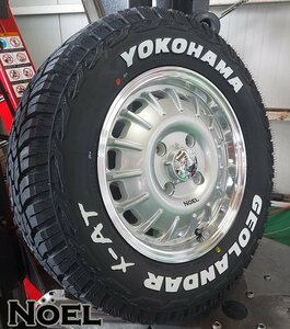 タウンエース ライトエース ヨコハマ XAT YOKOHAMA ジオランダー X-AT G016 175/80R14 ホワイトレター 14インチ タイヤホイールセット