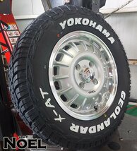 プロボックス YOKOHAMA ヨコハマ ジオランダー X-AT XAT G016 175/80R14 ホワイトレター 14インチ タイヤホイールセット_画像2