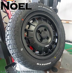 デリカミニ タフト ハスラー スペーシアギア MONSTA RT ハイブリッド 165/65R14 14インチ ホワイトレター タイヤホイールセット