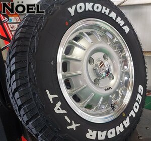 NV200 バネット デリカ D3 ヨコハマ XAT YOKOHAMA ジオランダー X-AT G016 175/80R14 ホワイトレター 14インチ タイヤホイールセット