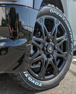 タフト スペーシアギア デリカミニ トーヨー オープンカントリー R/T 165/65R15 タイヤホイール 16インチ ホワイトレター