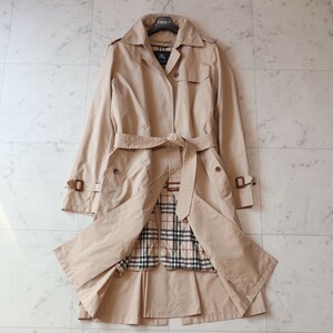 新品同様★BURBERRY バーバリーロンドン★大きいサイズ40 L相当★裏ノバチェック中綿ライナー付き コート