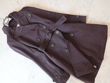 美品★セリーヌ CELINE★サルキー裏柄 しっかり生地 トレンチコート size 36 ～S相当～_画像2