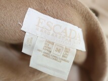 極美品★エスカーダ ESCADA★2wayリバーシブル★キャメル100％・１枚仕立てダブルフェイス コート size 36 ～ML相当～_画像9